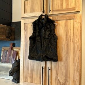 Faux fur vest